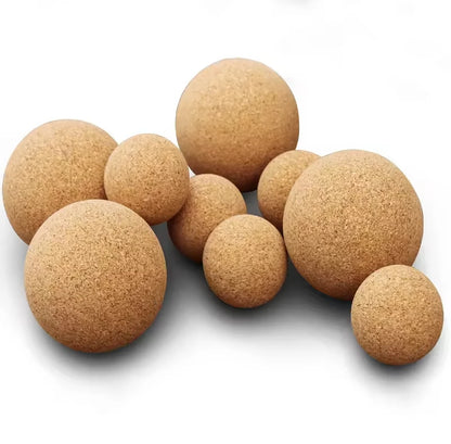 Trigger Point Deep Tissue Muscle Relaxation Recovery Portable Durable Firm Pressure Mobility Exercise Natural Cork Massage Ball